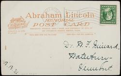 Abraham Lincoln
Born in Hardin County Ky. February 12 1809
President of the United States 4 years 1 month 11 days
Died in Washington April 15 1865