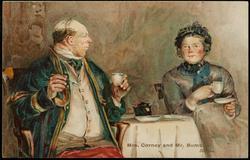 Mrs. Corney and Mr. Bumble
-Dickens.