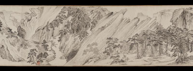 An untrammeled immortal and soughing pines