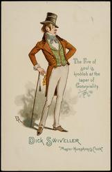 The Fire of soul is kindled at the taper of Conviviality.
DICK SWIVELLER
"Master Humphrey's Clock."