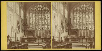 Stratford-on-Avon: The Parish Church - the Chancel.