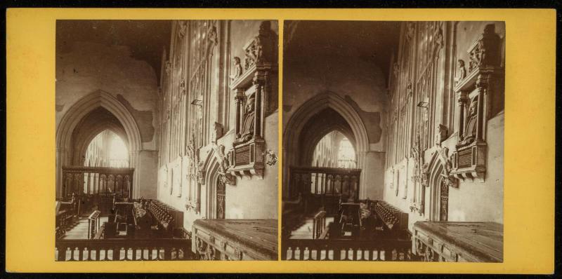 Stratford Church. Interior.