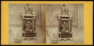 Shakespear's [sic] Bust. Church of the Holy Trinity, Stratford-on-Avon.