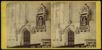 Stratford on Avon - Shakespeare's Monument, and Chancel Door