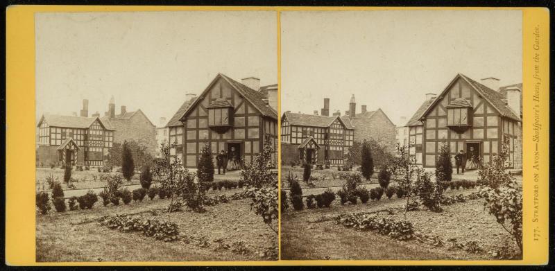 Stratford on Avon - Shakespeare's House, from the Garden
