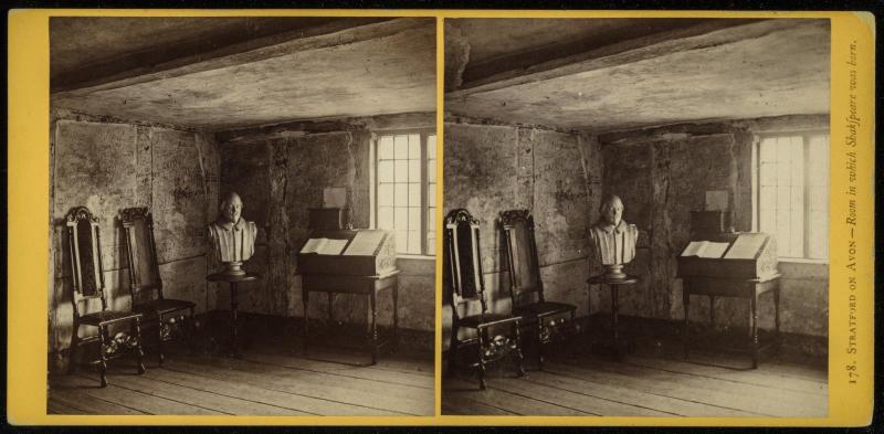Stratford-on--Avon. Room in which Shakespeare was Born.