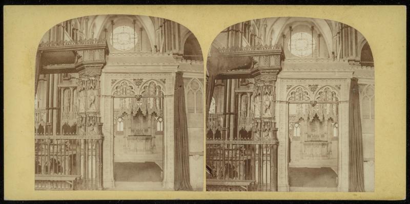 Canterbury Cathedral.  The Northern Entrance Door of the Choir.