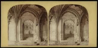 Canterbury Cathedral. The Entrance to the Cathedral from the Cloisters, Called the Martyrdom Door.