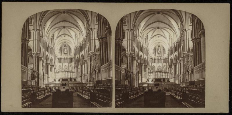 Canterbury Cathdral.  The Choir, Looking East