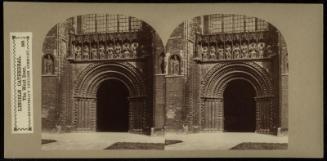 Lincoln Cathedral. The West Door.
