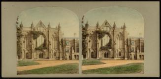 Newstead Abbey.  The Abbey from the West.