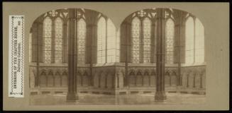 Interior of the Chapter House, Salisbury Cathedral