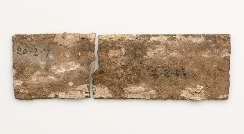Two fragments of slab