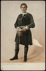 E.H. SOTHERN AS "HAMLET."