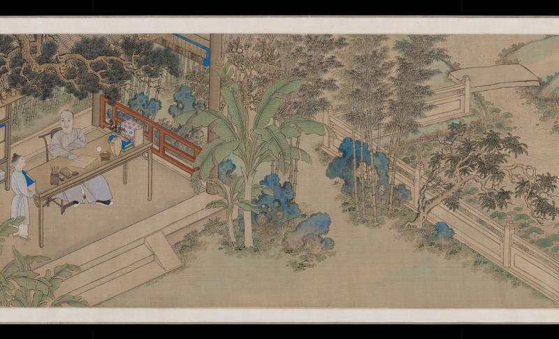 Portrait of Shi Xie and his studio