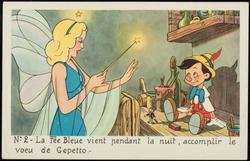 No.2 - La Fèe Bleue vient pendant la nuit, accomplir le voeu de Gepetto. -