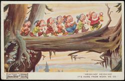 HEIGH-HO! HEIGH-HO! IT'S HOME FROM WORK WE GO."
