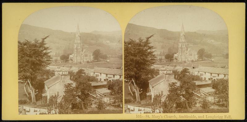 St. Mary's Church, Ambleside, and Loughrigg Fell