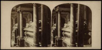 Interior of Westminster Abbey.  Monument of Mary Stuart, Queen of Scots, erected by her Son, James I.