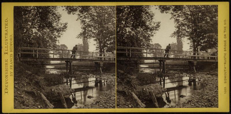 Sidmouth - Rustic Bridge on the Sid