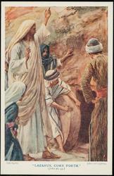 "LAZARUS, COME FORTH."
(John xi. 43.)