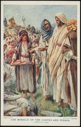 THE MIRACLE OF THE LOAVES AND FISHES.
(John vi. 1-14.)