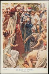 ST. PAUL AT LYSTRA.
(Acts xiv. 13.)