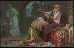 Picture X. Isaac blessing Jacob. 
Gen. XXVII, 1-18.