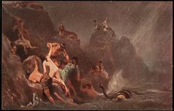 Picture III. The Flood. 
Gen. VII, 17-21.