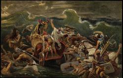 Bild VIII: Der Aegypter Untergang Im Roten Meere.
II. Moses 14, 28.