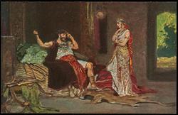 Picture XII. Samson and Delilah. 
Judges XVI, 17.