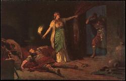 Picture V. Jael and Sisera. 
Judges IV, 22.