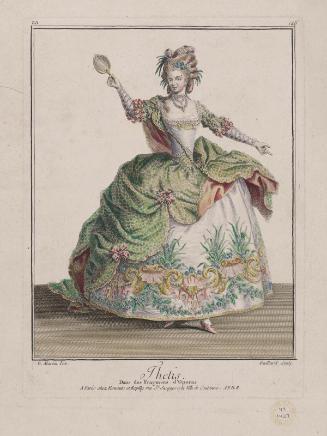 Gallerie des Modes et Costumes Français. 25e Cahier de Costumes Français, 19e Suite d'Habillemens à la mode en 1779.  aa.146  "Thetis..."