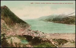 1406 -- JUNEAU, ALASKA, SHOWING TREADWELL MINE IN THE DISTANCE.