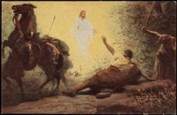 Picture 9. St. Paul's conversion.
Acts 9, 1-8.