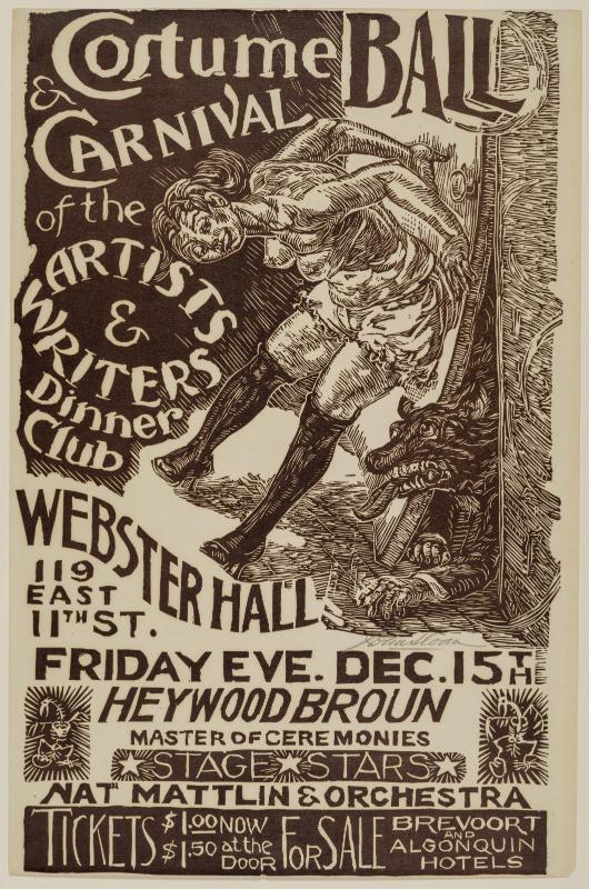 Costume Ball & Carnival of the Artists & Writers Dinner Club