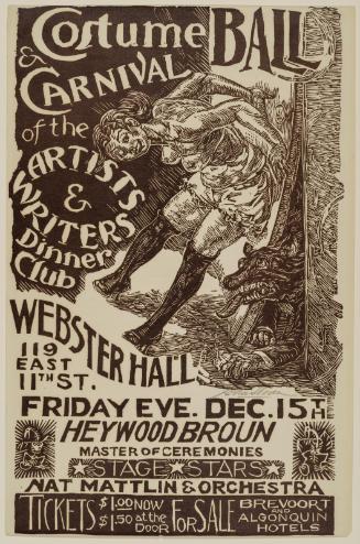 Costume Ball & Carnival of the Artists & Writers Dinner Club
