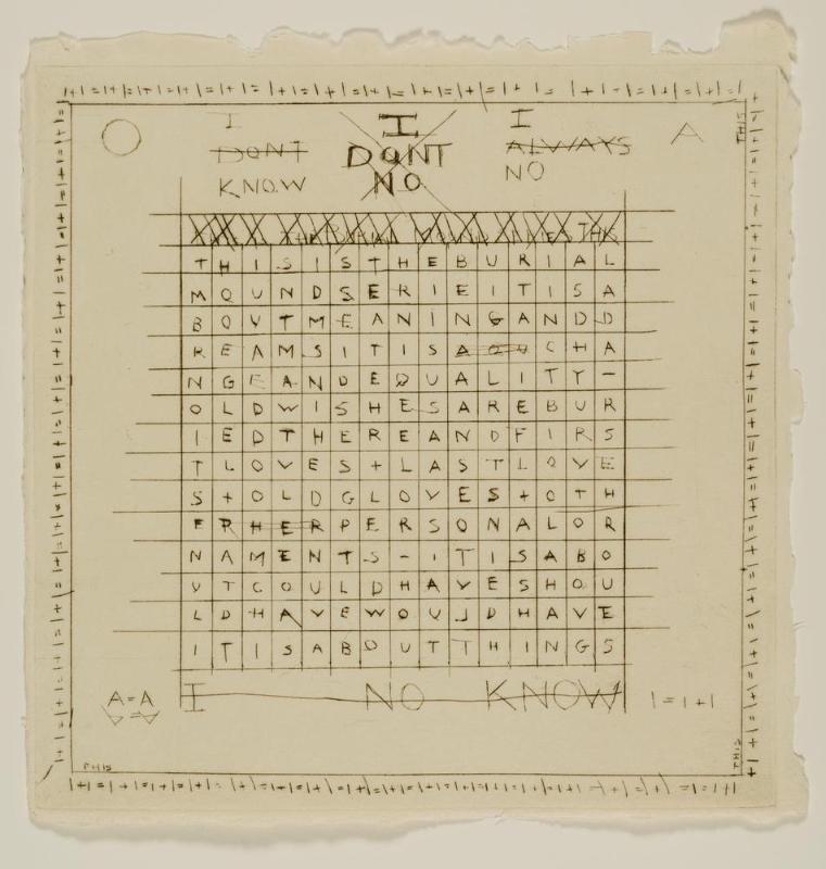 Burial Mound, Plate 7: I Don't Know