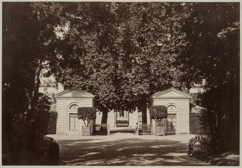 Entrance to the Chateau de Bagatelle, Paris