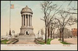 Riverside Park; Soldiers and Sailors Monument.  New York.