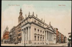 New Court House.  New York.