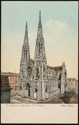 St. Patrick's Cathedral; 5th Avenue.  New York.