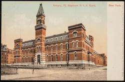 Armory, 7th Regiment N.Y.N. Guard.  New York.