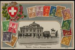 Genève - Théâtre et Monument Dufour