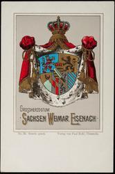 GROSSHERZOGTUM SACHSEN WEIMAR EISENACH Coat of Arms