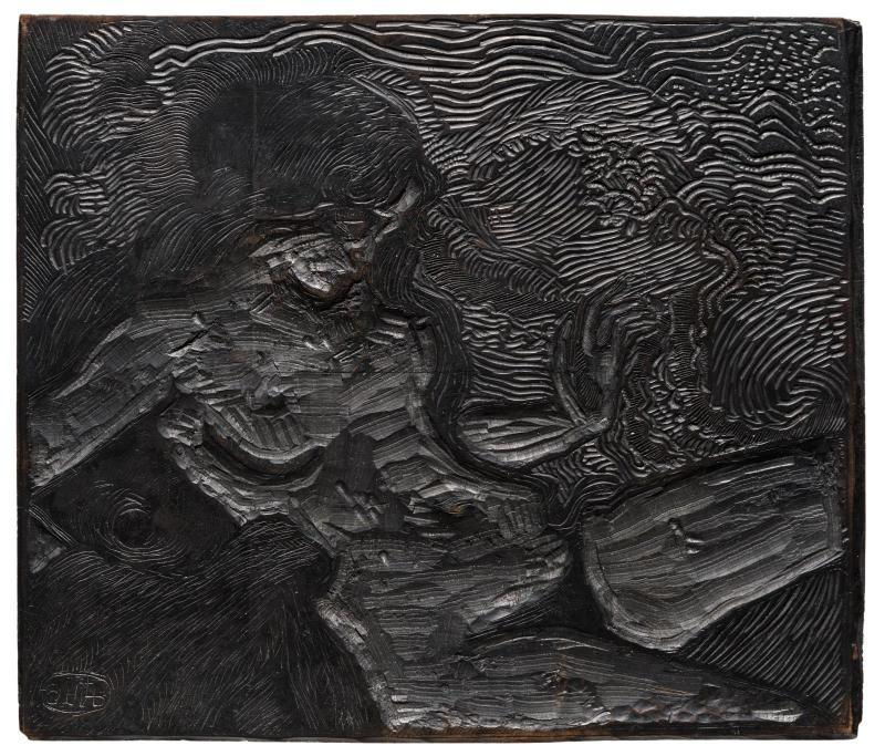 La Vague (recto) and Héro et Léandre (verso)