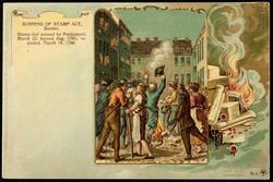 No.6. BURNING OF STAMP ACT, Boston.