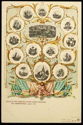 No.18. SEALS OF THE THIRTEEN STATES WHICH DECLARED THE INDEPENDANCE. July 4, 1776.