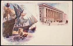 New York. 6. 
PIER 13 EAST RIVER - CUSTOM HOUSE
