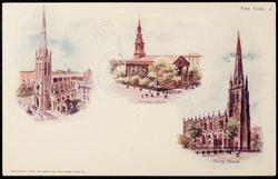 New York. 9. 
Grace Church - ST. PAULS CHURCH - Trinity Church
